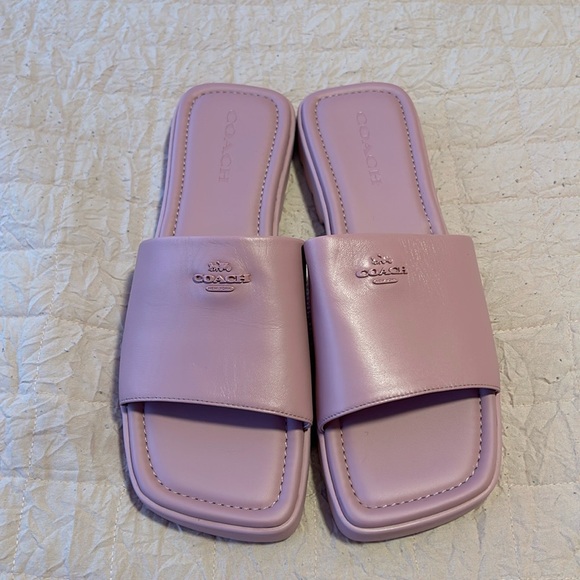 Coach | Shoes | Coach Pink Sandals | Poshmark